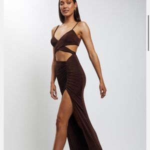 Meshki black cutout dress unused (with tags)